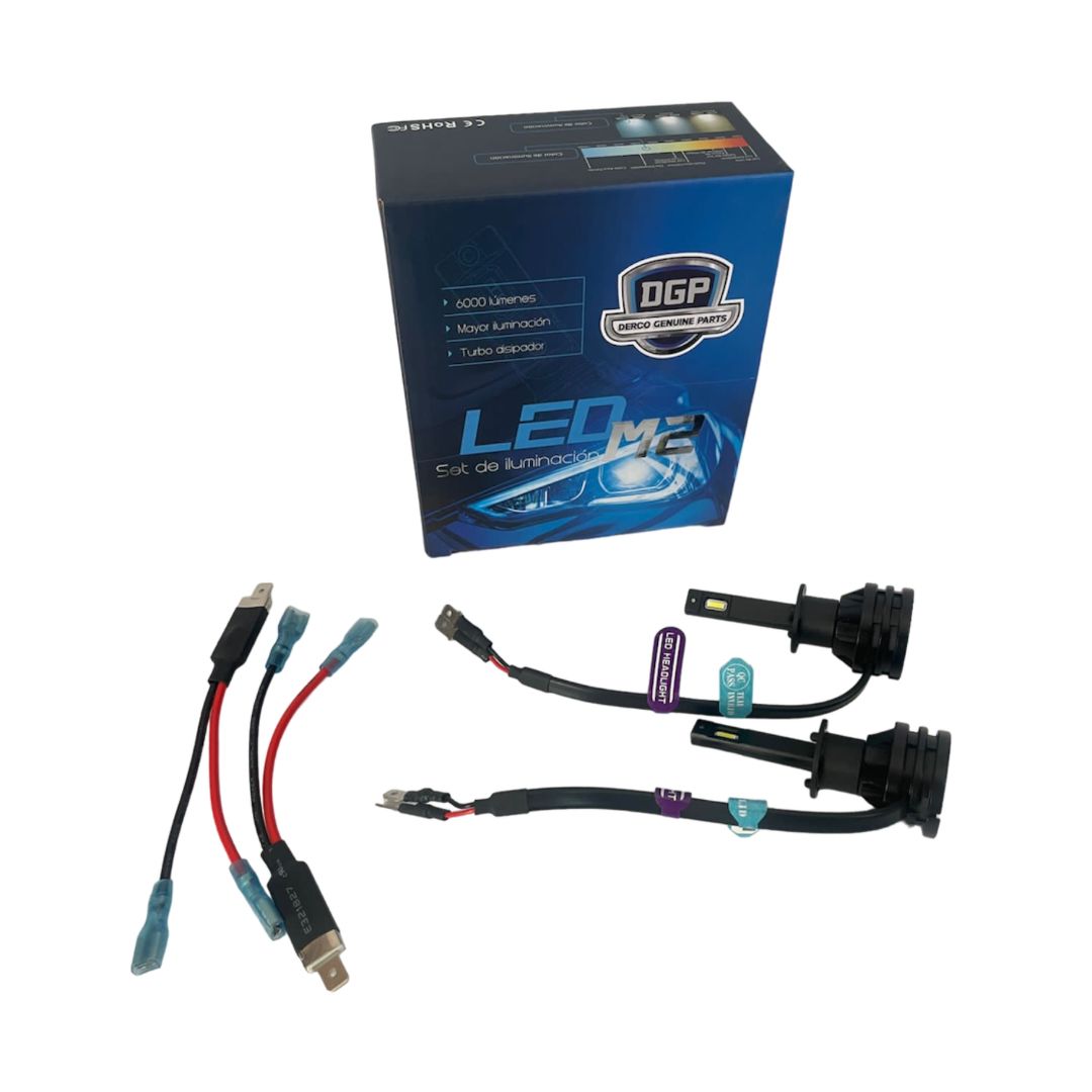 Bombillo H1 Kit Turbo Led M2 DGP H1 6000 LM